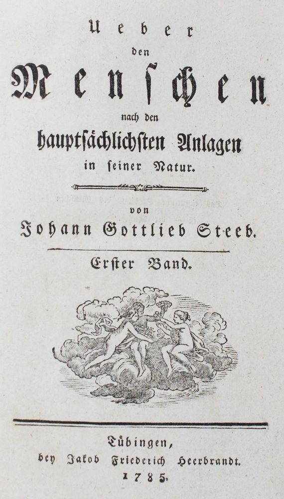 Große Abbildung Nr.1: 127-1295 Steeb,J.G.: (Literatur und illustrierte Bücher bis 19.Jahrhundert)