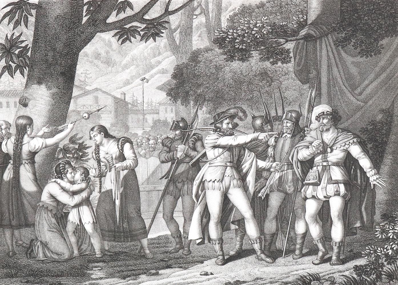 Große Abbildung Nr.1: 127-1306 Wilhelm Tell.: (Literatur und illustrierte Bücher bis 19.Jahrhundert)