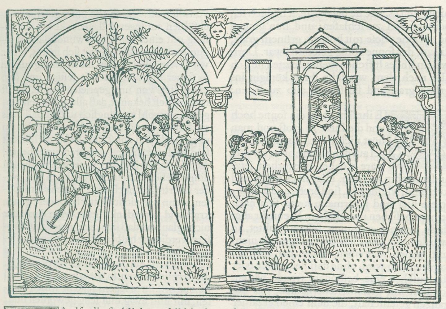 Große Abbildung Nr.2: 127-1325 Boccaccio,G.: (Literatur und illustrierte Bücher 20.Jahrhundert - Alte Literatur in modernen Ausgaben)