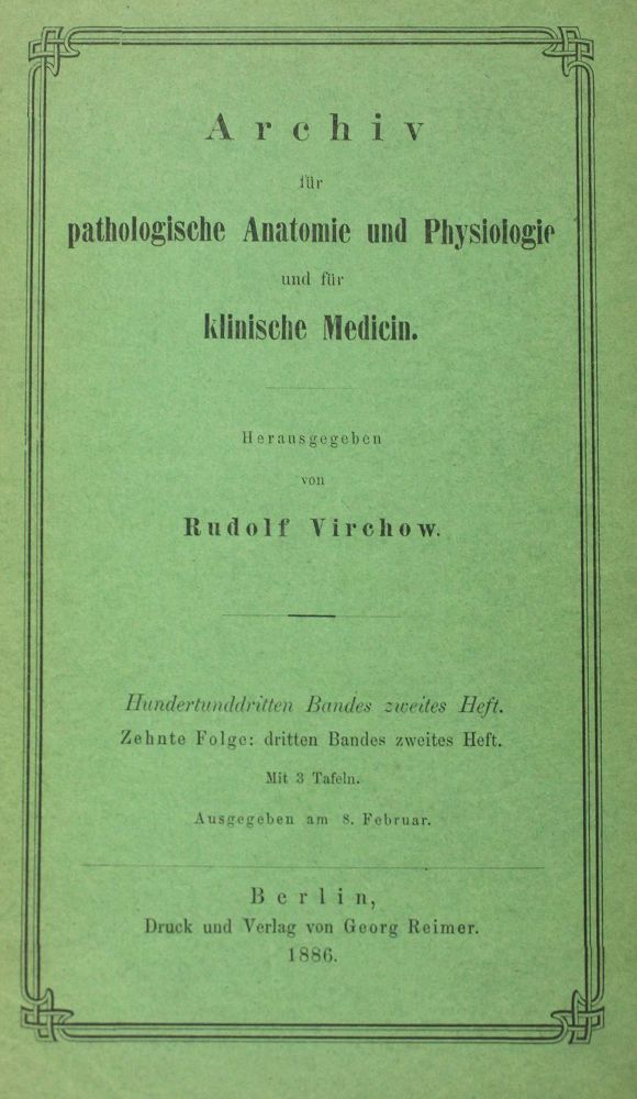 Große Abbildung Nr.10: 127-134 Fränkel,F.: (Aus der Sammlung Professor Dr.Dr.Johannes Büttner Teil 1)