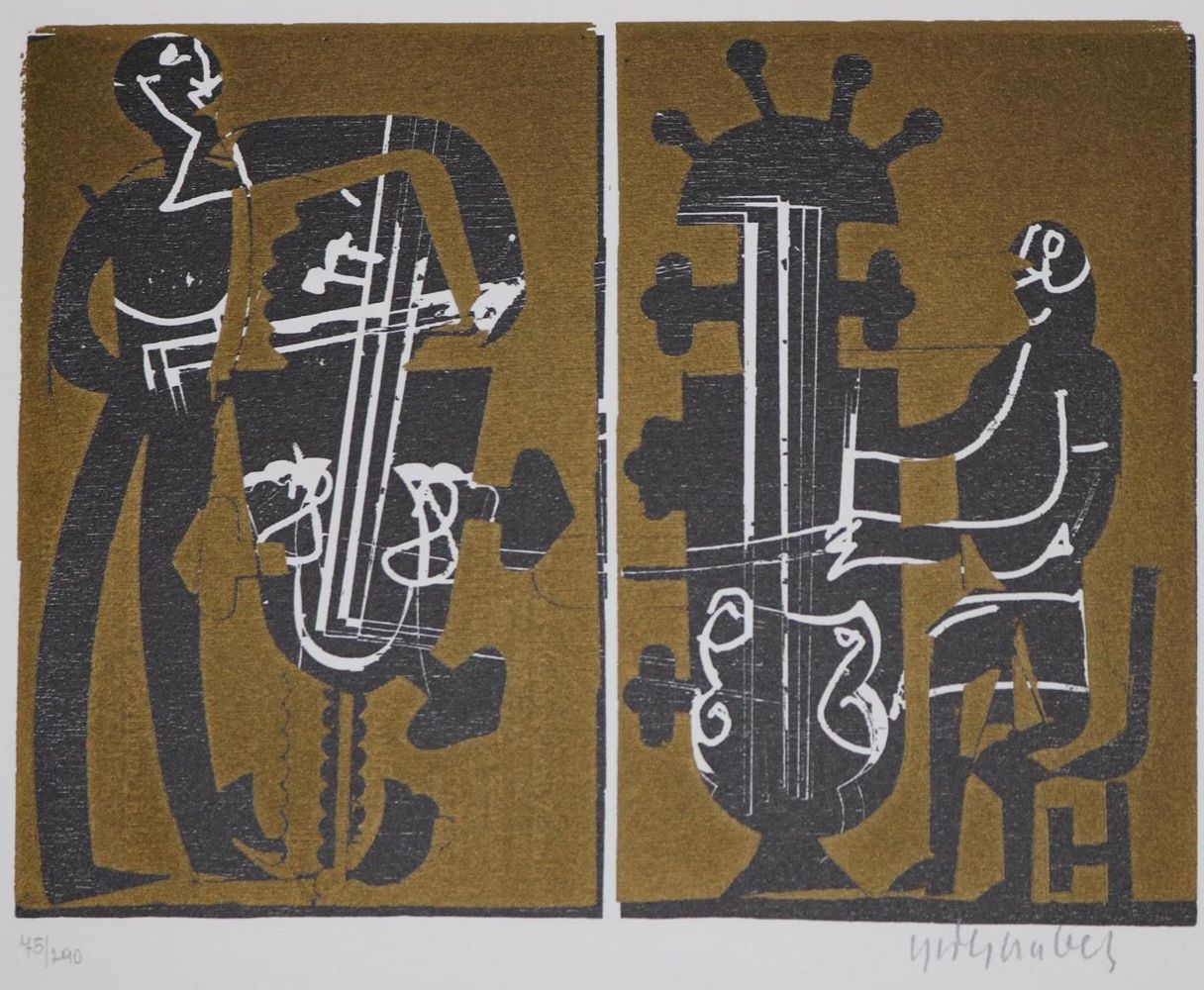 Große Abbildung Nr.1: 127-1360 Grieshaber,HAP.: (Literatur und illustrierte Bücher 20.Jahrhundert - Alte Literatur in modernen Ausgaben)