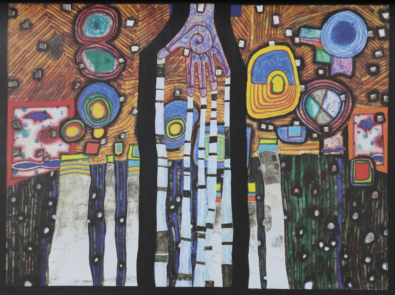 Große Abbildung Nr.3: 127-1373 Heilige Schrift, Die,: (Hundertwasser, Bibeln)