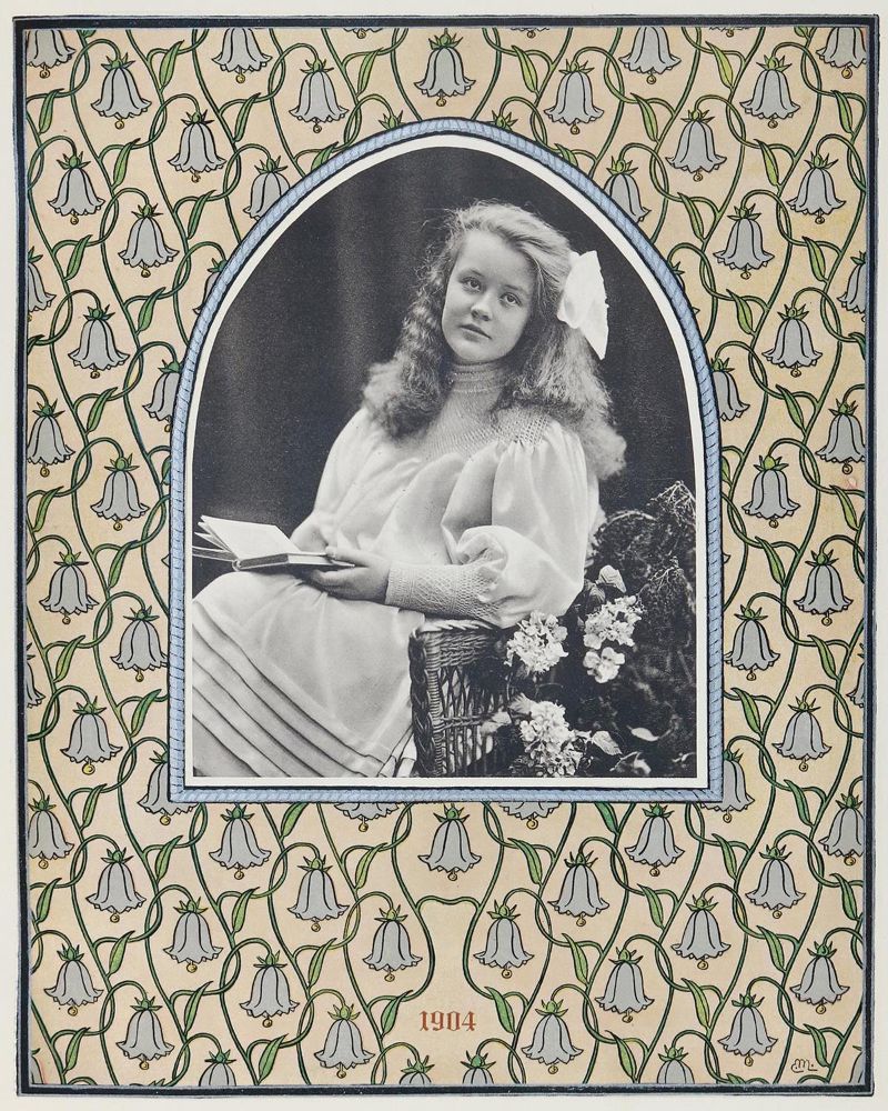 Große Abbildung Nr.2: 127-1382 Gerda Ellen Elisabeth von Siemens.: (Jugendstil, Siemens)