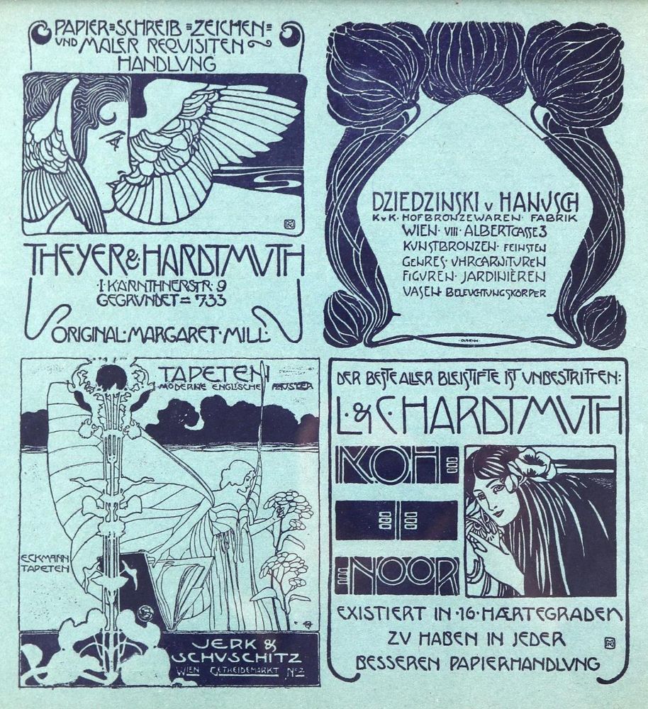 Große Abbildung Nr.3: 127-1383 Wiener Werkstätten.: (Jugendstil)