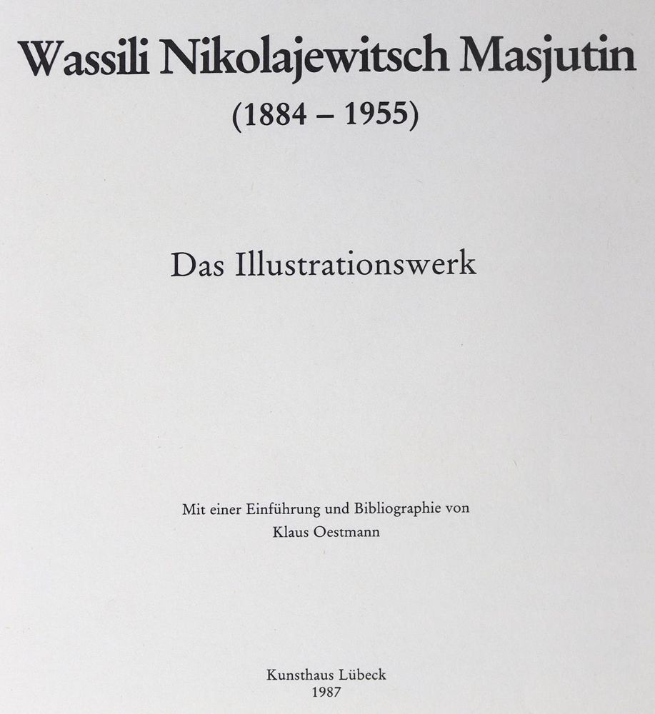 Große Abbildung Nr.2: 127-1405 Oestmann,K.: (Masjutin)