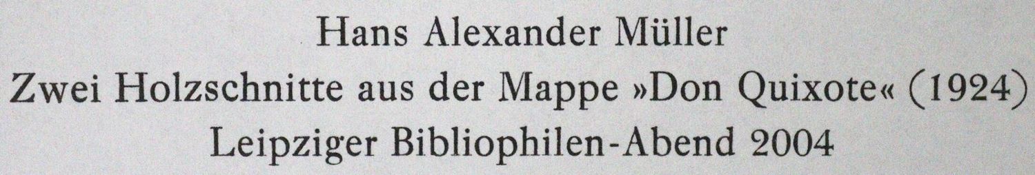Große Abbildung Nr.3: 127-1409 Müller, Hans Alexander: (Literatur und illustrierte Bücher 20.Jahrhundert - Alte Literatur in modernen Ausgaben)