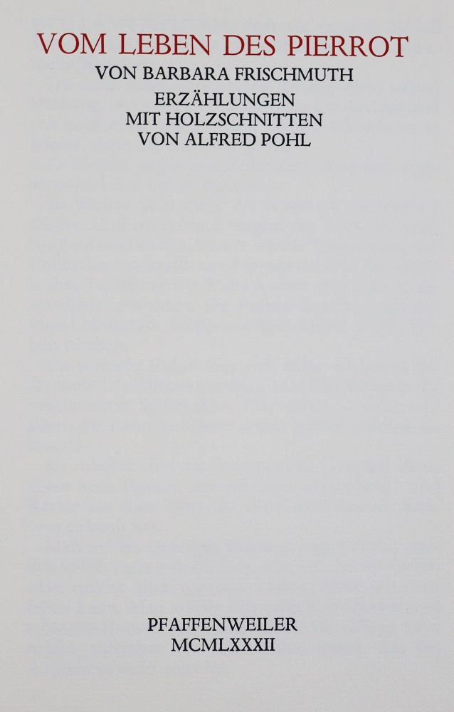 Große Abbildung Nr.2: 127-1416 Frischmuth,B.: (Pohl)