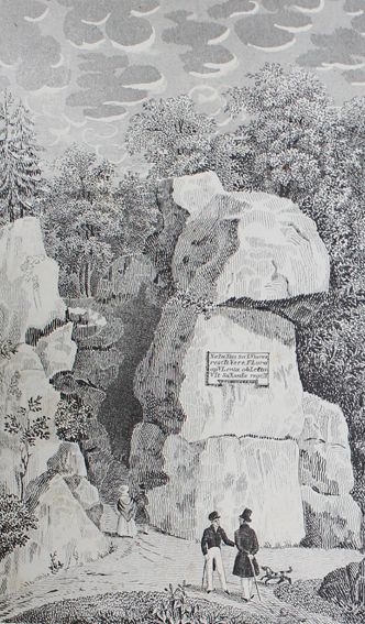 Große Abbildung Nr.1: 127-1484 Friedrich v. Sachsen u. J.W.v.Goethe.: (Medizin, Balneologie)