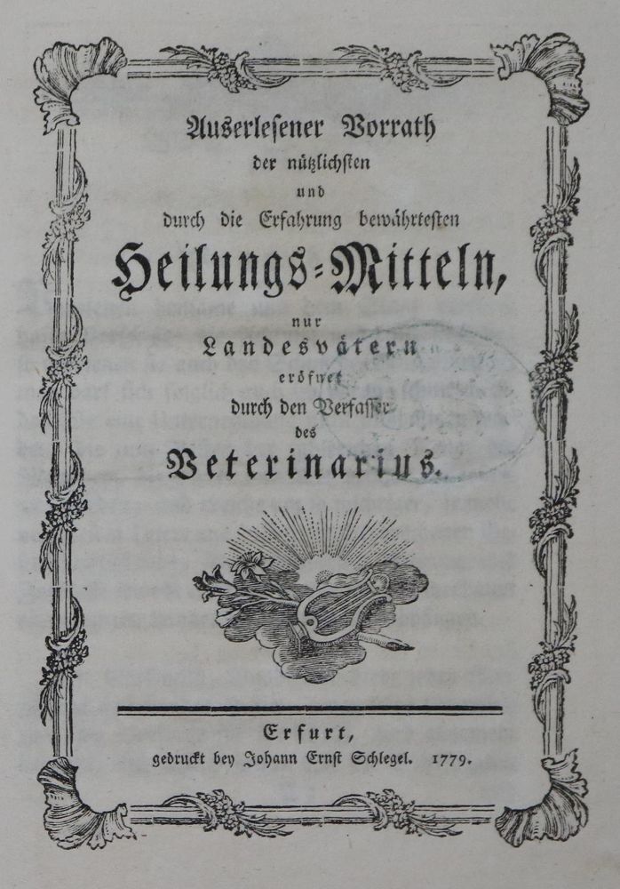 Große Abbildung Nr.1: 127-1507 (Detten,A.v.).: (Medizin, Veterinärmedizin)