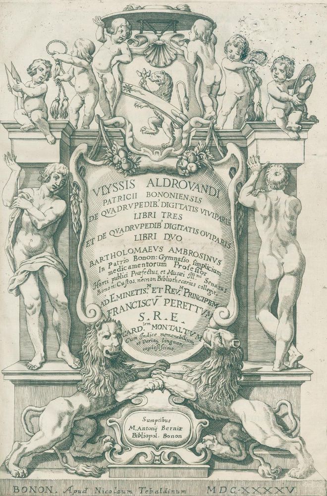 Große Abbildung Nr.3: 127-1508 Aldrovandi,U.: (Zoologie)