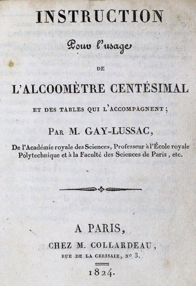 Große Abbildung Nr.1: 127-151 Gay-Lussac,(J.L.).: (Aus der Sammlung Professor Dr.Dr.Johannes Büttner Teil 1)