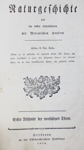 Große Abbildung Nr.1: 127-1511 Decker,J.M.: (Zoologie)