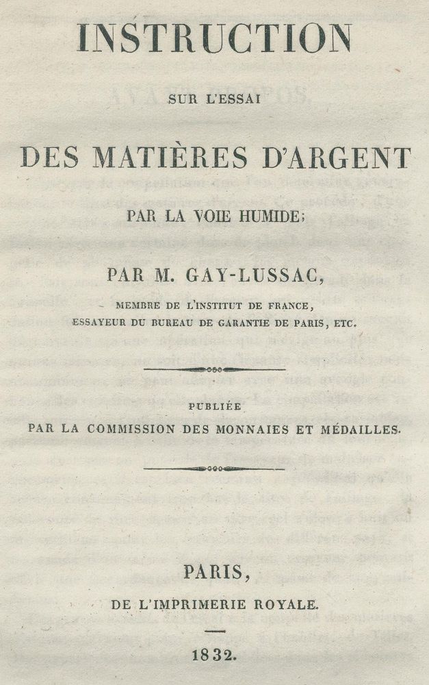 Große Abbildung Nr.2: 127-152 Gay-Lussac,(J.L.).: (Aus der Sammlung Professor Dr.Dr.Johannes Büttner Teil 1)