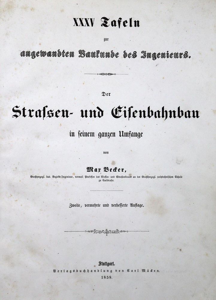 Große Abbildung Nr.1: 127-1544 Becker,M.: (Verschiedene Gebiete - Varia, Eisenbahn)