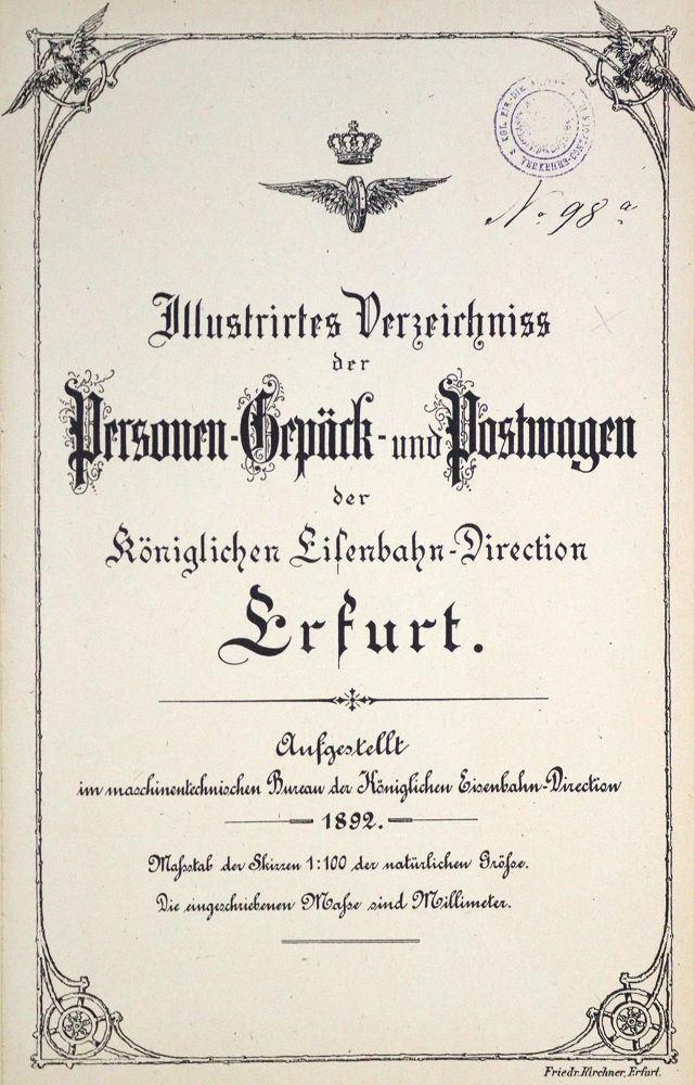 Große Abbildung Nr.1: 127-1545 "Grosse Contor- und Bureau-Karte des Deutschen Reiches".: (Verschiedene Gebiete - Varia, Eisenbahn)
