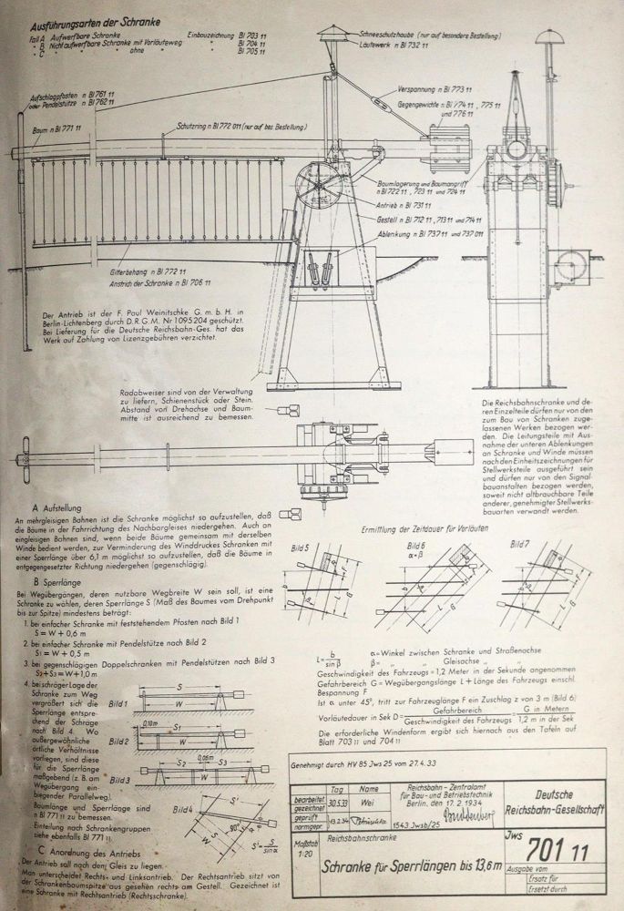 Große Abbildung Nr.6: 127-1545 "Grosse Contor- und Bureau-Karte des Deutschen Reiches".: (Verschiedene Gebiete - Varia, Eisenbahn)