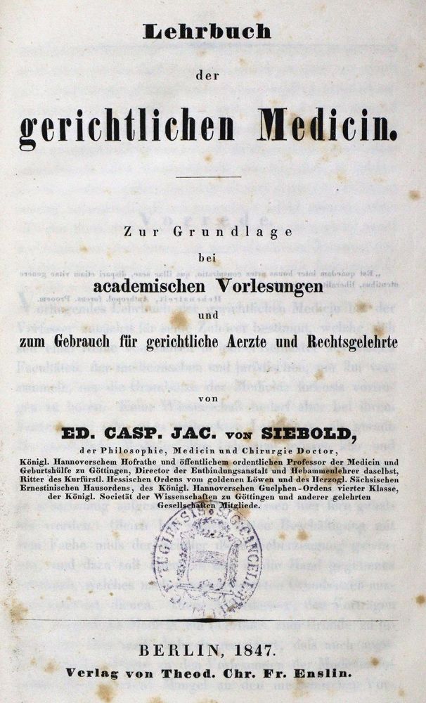 Große Abbildung Nr.1: 127-155 Gerichtsmedizin.: (Aus der Sammlung Professor Dr.Dr.Johannes Büttner Teil 1)