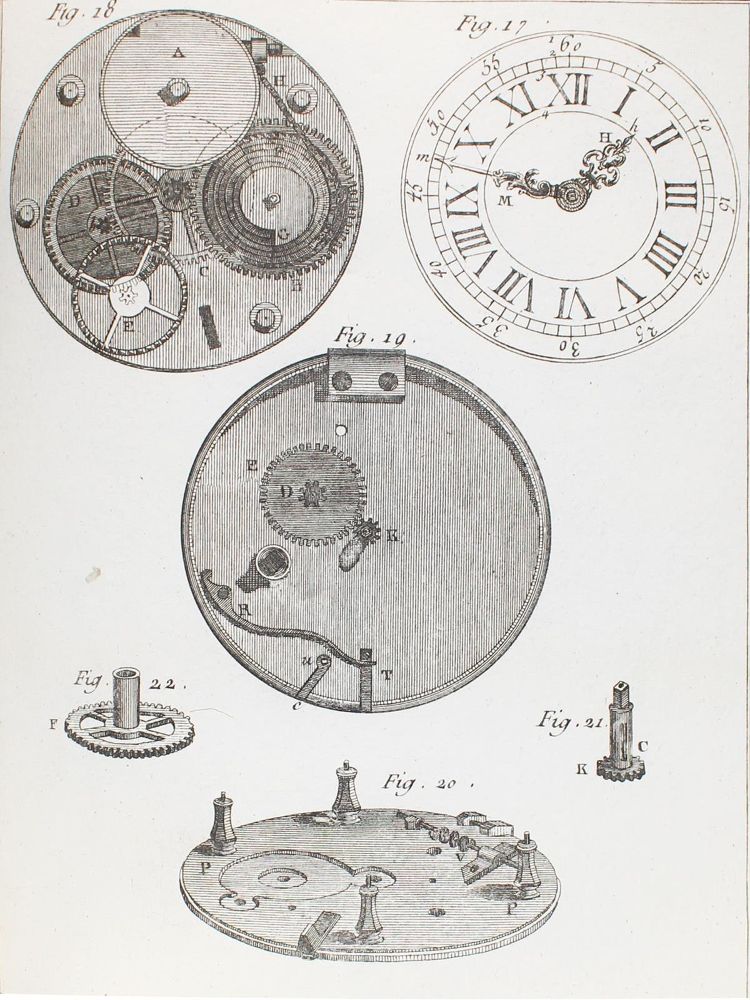 Große Abbildung Nr.2: 127-1571 Encyclopedie: (Verschiedene Gebiete - Varia, Uhren, Hydraulik)