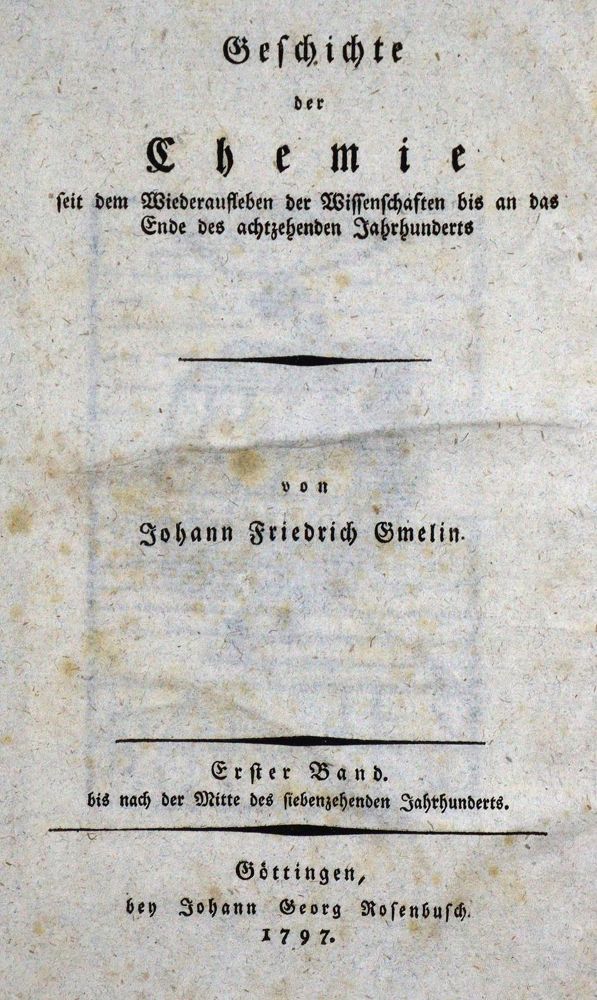 Große Abbildung Nr.1: 127-160 Gmelin,J.F.: (Aus der Sammlung Professor Dr.Dr.Johannes Büttner Teil 1)