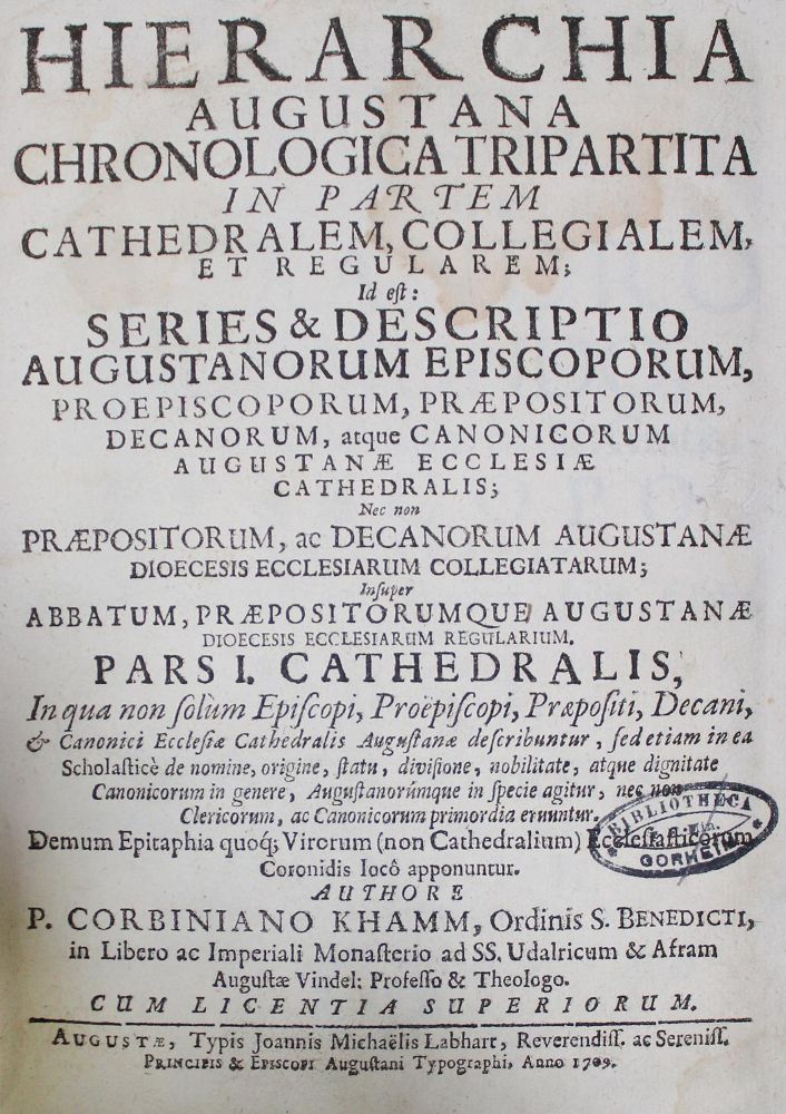 Große Abbildung Nr.1: 127-1617 Khamm,C.: (Deutschland, Augsburg)
