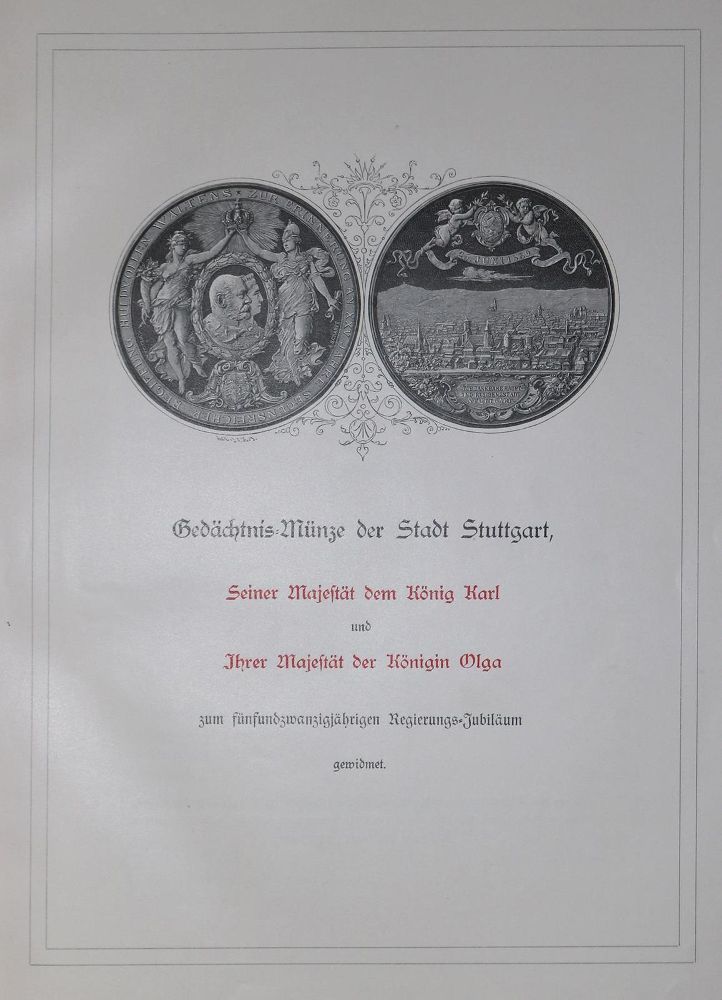 Große Abbildung Nr.1: 127-1628 Stuttgart: (Deutschland, Baden-Württemberg, Wilhelm II.)