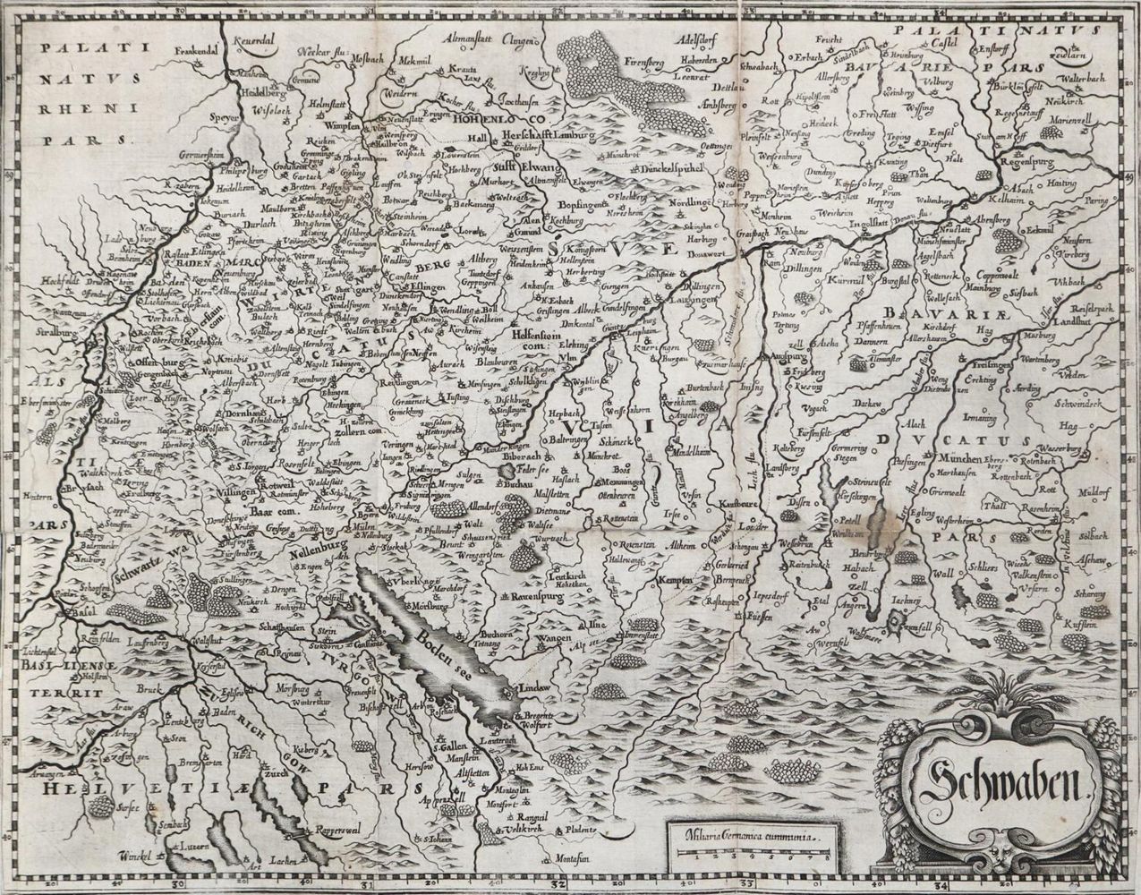 Große Abbildung Nr.1: 127-1629 Zeiller,M.: (Deutschland, Baden-Württemberg)