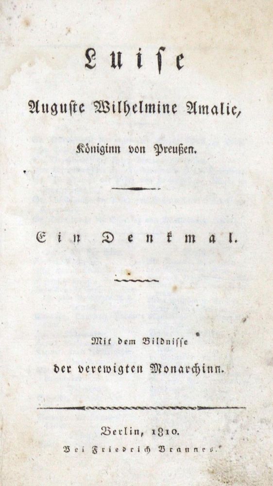 Große Abbildung Nr.1: 127-1639 Luise Auguste Wilhelmine Amalie,: (Deutschland, Berlin)