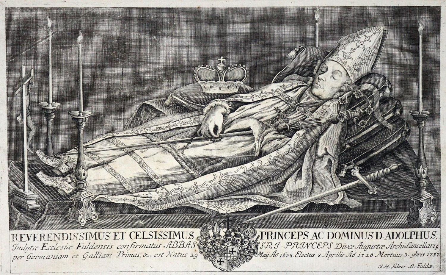 Große Abbildung Nr.2: 127-1653 Folles,J.G.: (Deutschland, Fulda, Dalberg)