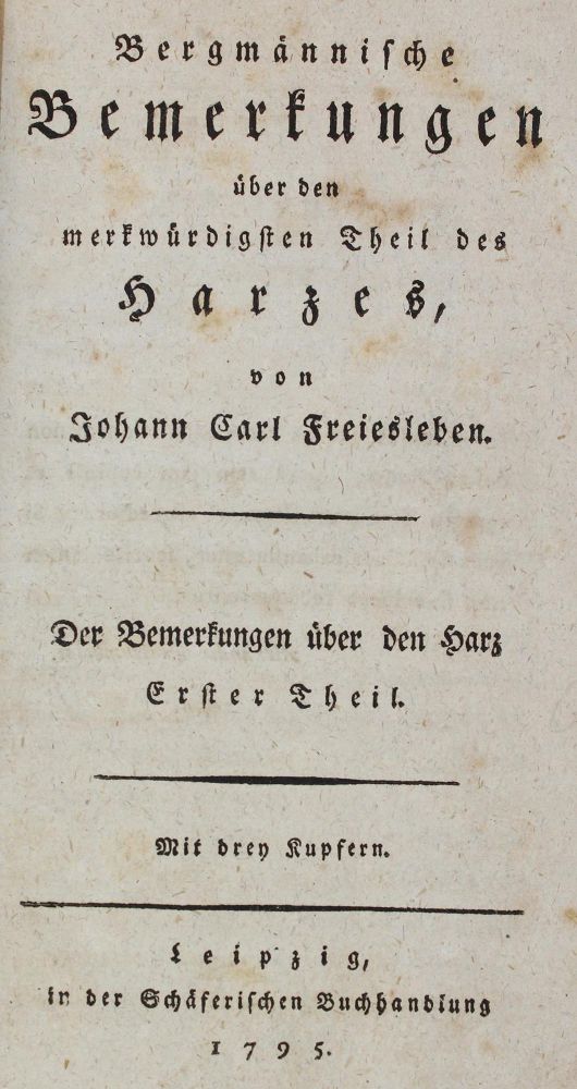 Große Abbildung Nr.1: 127-1659 Freiesleben,J.C.: (Deutschland, Harz)