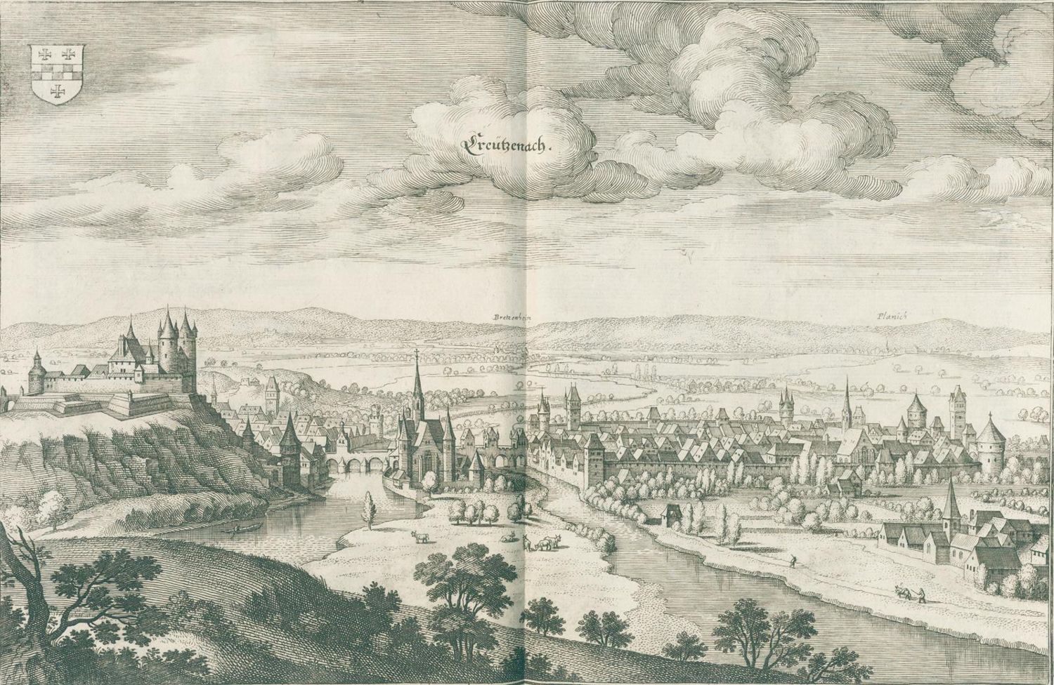 Große Abbildung Nr.3: 127-1676 Zeiller,M.: (Deutschland, Pfalz, Merian)