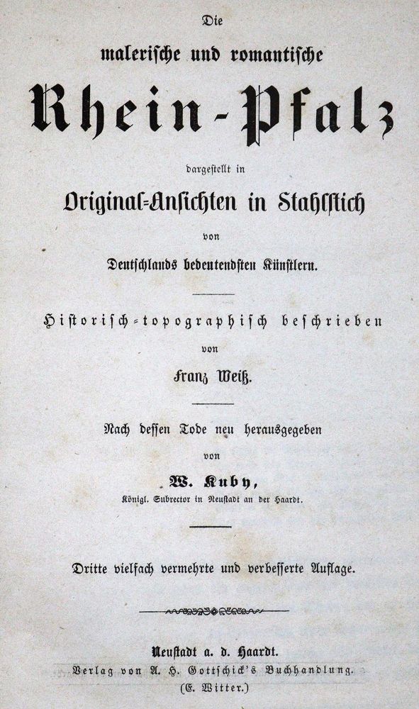 Große Abbildung Nr.1: 127-1686 Weiß,F.: (Deutschland, Rheinpfalz)