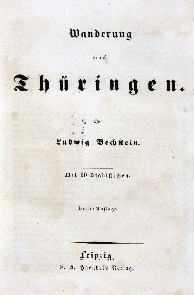Große Abbildung Nr.2: 127-1699 Bechstein,L.: (Deutschland, Thüringen)