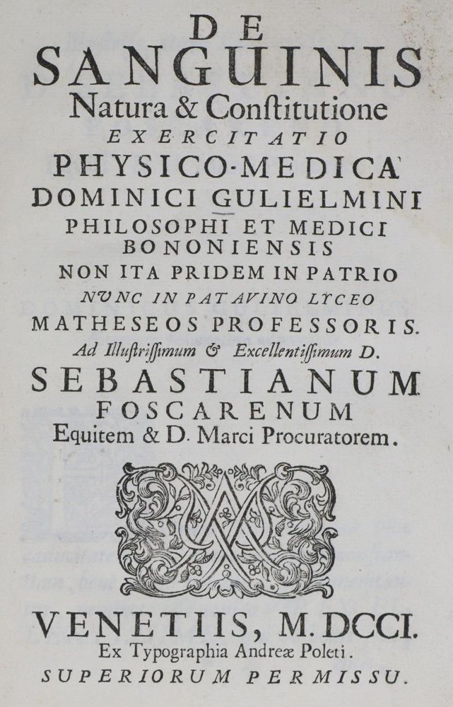 Große Abbildung Nr.1: 127-170 Gugliemini,D.: (Aus der Sammlung Professor Dr.Dr.Johannes Büttner Teil 1)
