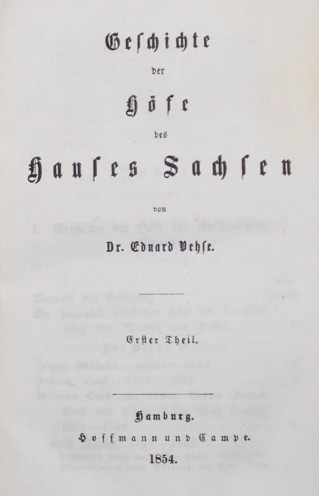 Große Abbildung Nr.1: 127-1701 Vehse,E.: (Deutschland)