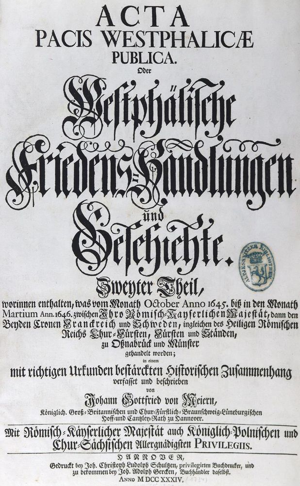Große Abbildung Nr.1: 127-1703 Meiern,J.G.v.: (Deutschland, Westfalen)