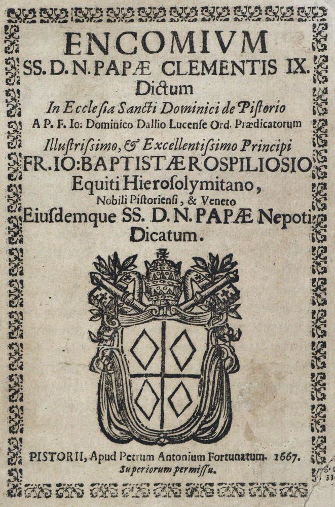 Große Abbildung Nr.1: 127-1724 Dalli,G.D.: (Italien, Pistoia)