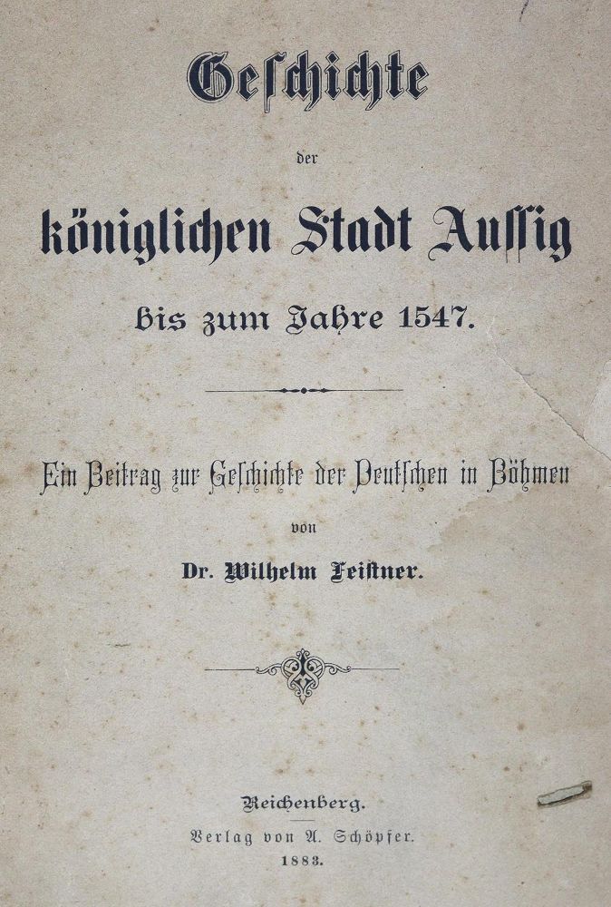 Große Abbildung Nr.1: 127-1733 Feistner,W.: (Österreich, Böhmen)