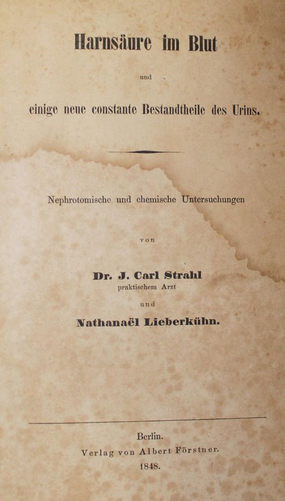 Große Abbildung Nr.1: 127-174 Hämatologie.: (Aus der Sammlung Professor Dr.Dr.Johannes Büttner Teil 1)