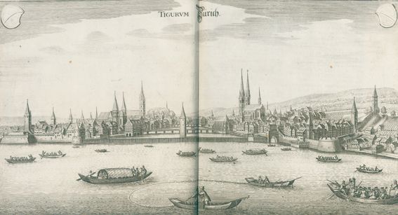 Große Abbildung Nr.1: 127-1745 (Zeiller,M.).: (Schweiz, Merian)