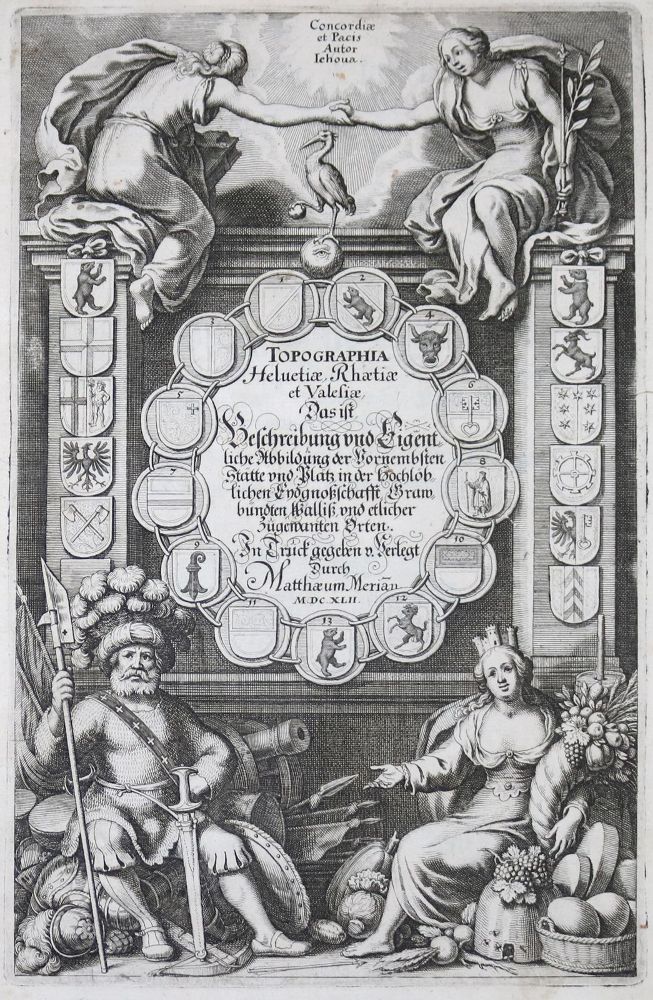 Große Abbildung Nr.5: 127-1745 (Zeiller,M.).: (Schweiz, Merian)