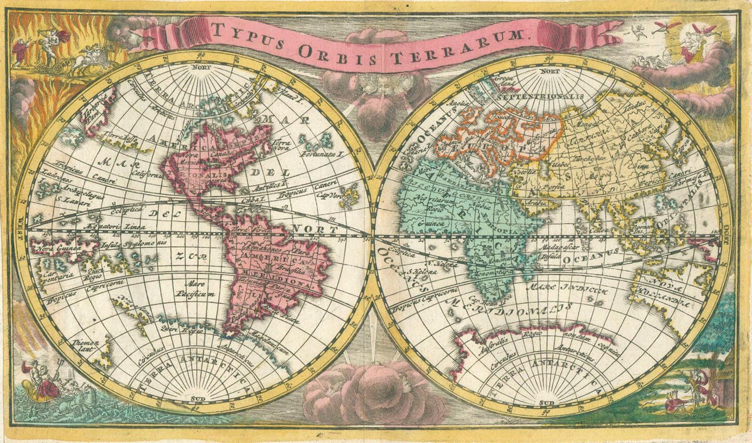 Große Abbildung Nr.2: 127-1758 Sammelatlas.: (Verschiedene Länder - Geschichte, Atlanten)
