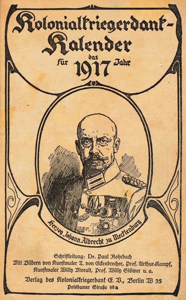 Große Abbildung Nr.2: 127-1779 Kolonial-Kalender.: (Verschiedene Länder - Geschichte, Kolonien)