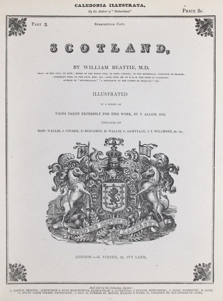 Große Abbildung Nr.1: 127-1804 Beattie,W.: (Verschiedene Länder - Geschichte, Schottland)