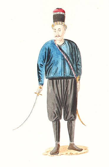 Große Abbildung Nr.1: 127-1812 Sammlung: (Verschiedene Länder - Geschichte, Türkei, Kostüme)