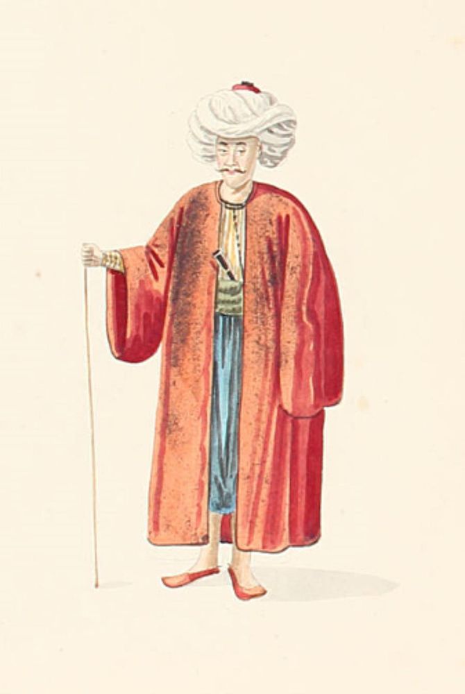 Große Abbildung Nr.4: 127-1812 Sammlung: (Verschiedene Länder - Geschichte, Türkei, Kostüme)