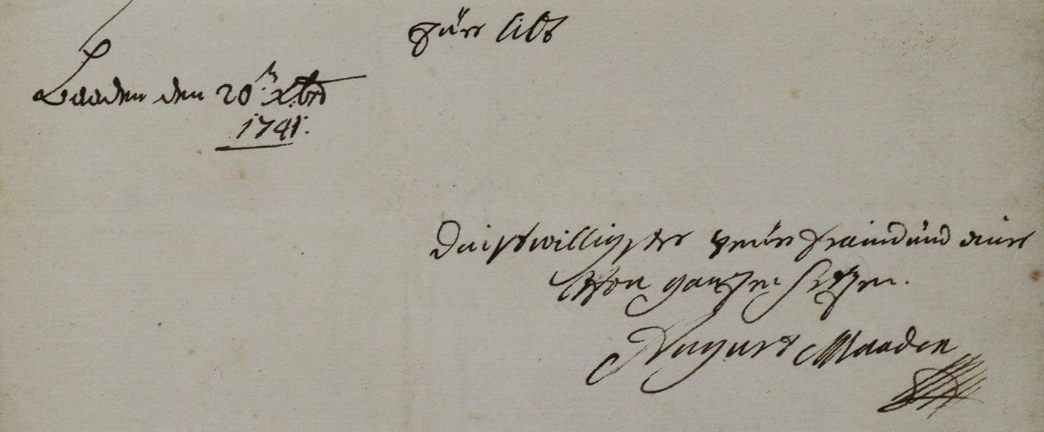 Große Abbildung Nr.1: 127-1815 August Georg,: (Autographen)