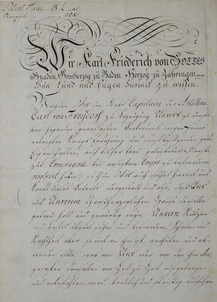 Große Abbildung Nr.1: 127-1816 Karl Friedrich,: (Baden)