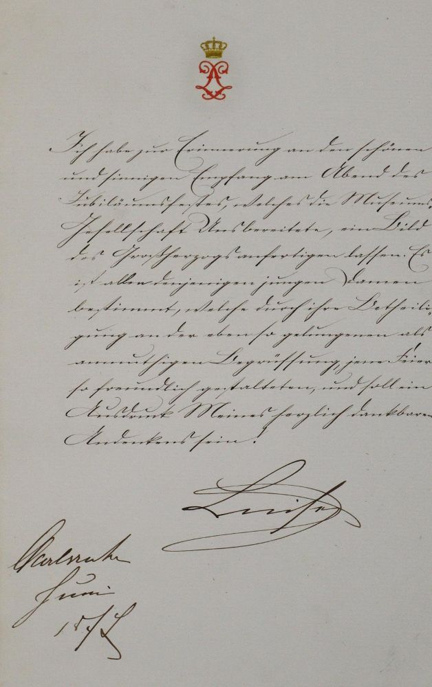 Große Abbildung Nr.1: 127-1817 Luise, Großherzogin von Baden: (Baden)