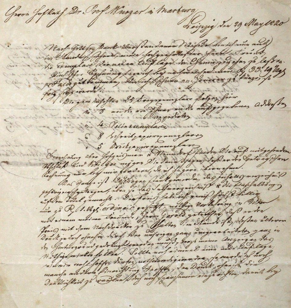 Große Abbildung Nr.2: 127-1819 Barth, Wilhelm Ambrosius,: (Autographen)