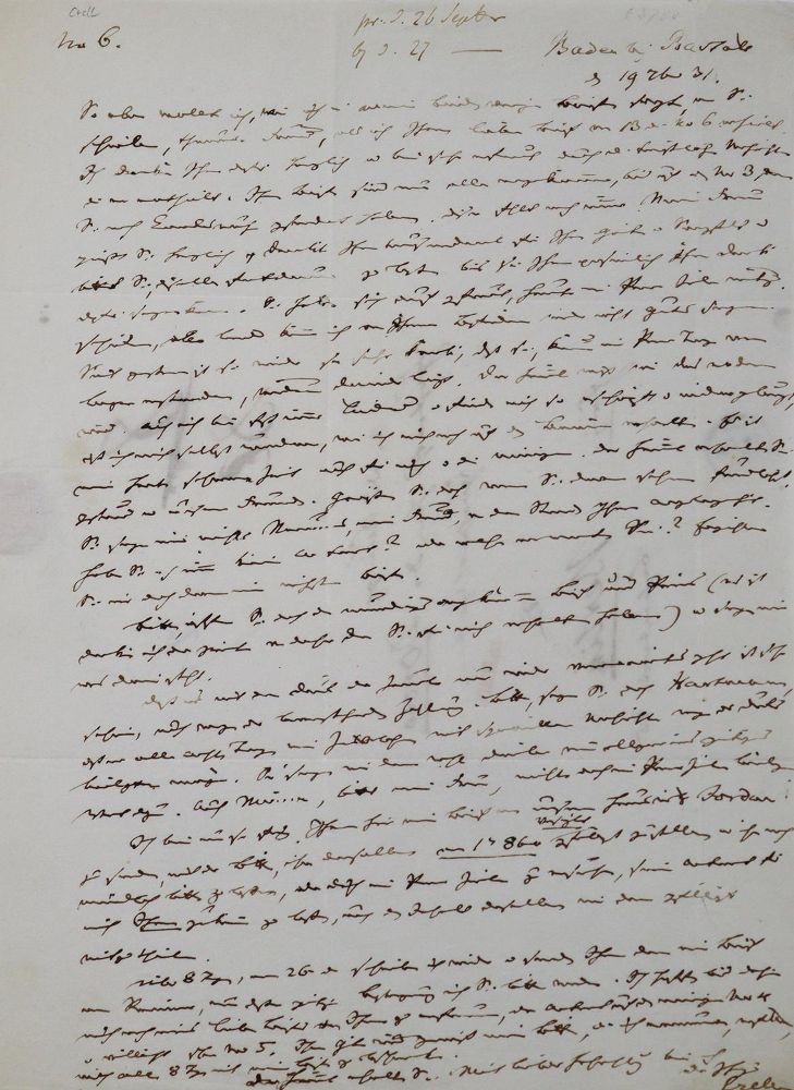 Große Abbildung Nr.1: 127-1822 Crelle, August Leopold,: (Autographen)